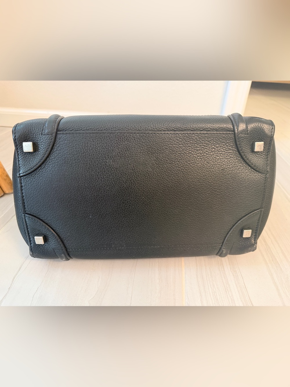 Celine Luggage Phantom Black with Silver Hardware - Picture 7 of 10